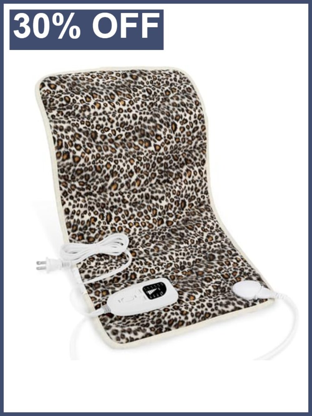 Deepsoon Electric Heating Pad for Back Neck Moist Dry Heat Auto Shut Off